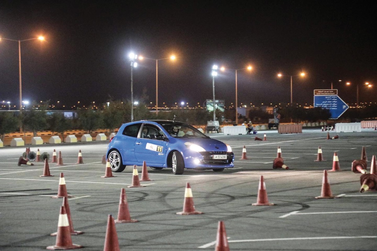 Mansour Chebli in action on Friday.