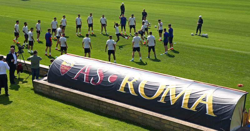 General view during training AS Roma Training at Trigoria Training Ground, Rome, Italy, on April 23, 2018.  File Photo / Reuters
