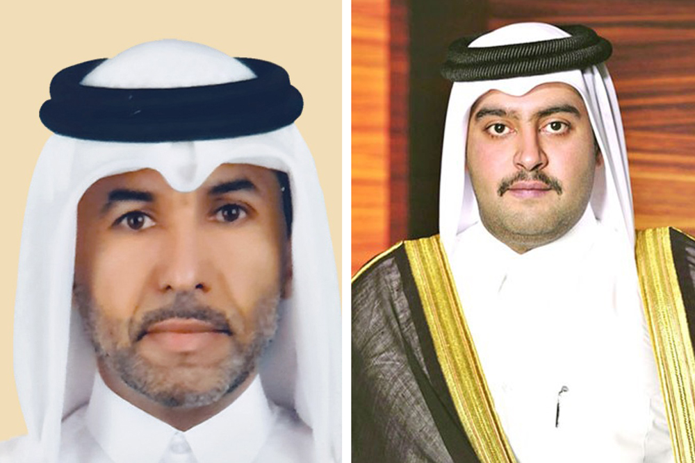 From left: Sheikh Jabor bin Yousef bin Jassim bin Jabor Al Thani and Sheikh Mohammed bin Hamad bin Jassim bin Jabor Al Thani