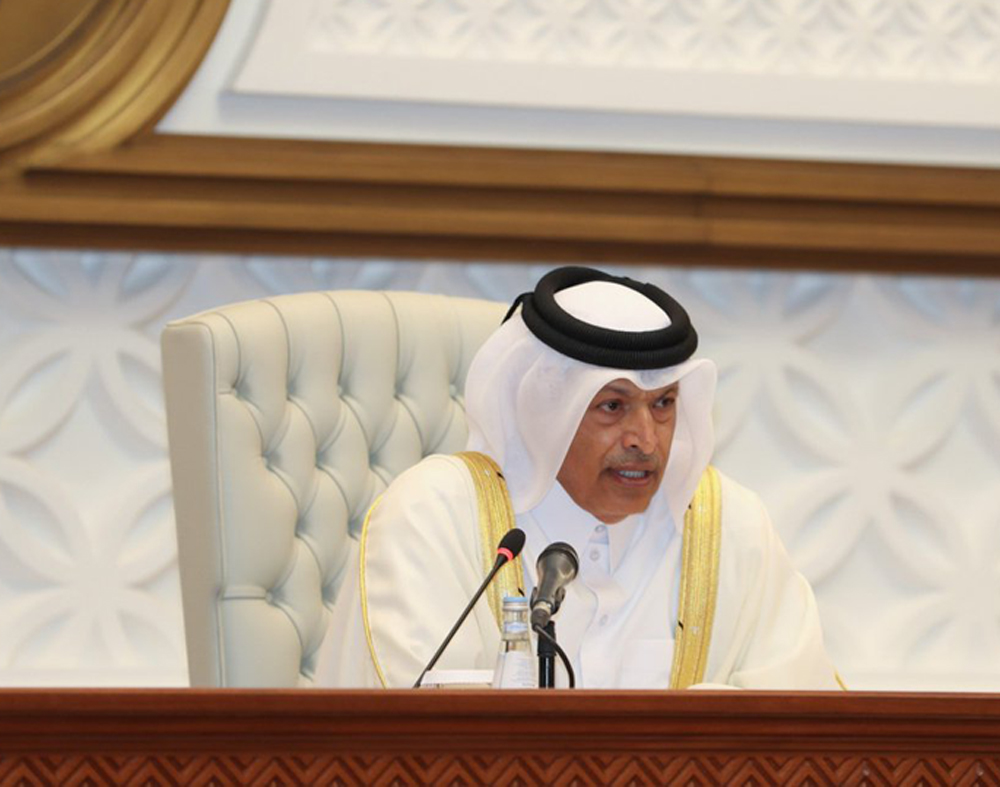 Shura Council Speaker H E Hassan bin Abdullah Al Ghanim 