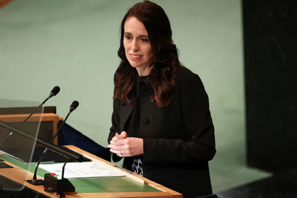 New Zealands' Prime Minister Jacinda Ardern addresses the 77th United Nations General Assembly at U.N. headquarters in New York City, New York, U.S., September 23, 2022. REUTERS/Caitlin Ochs/File Photo
