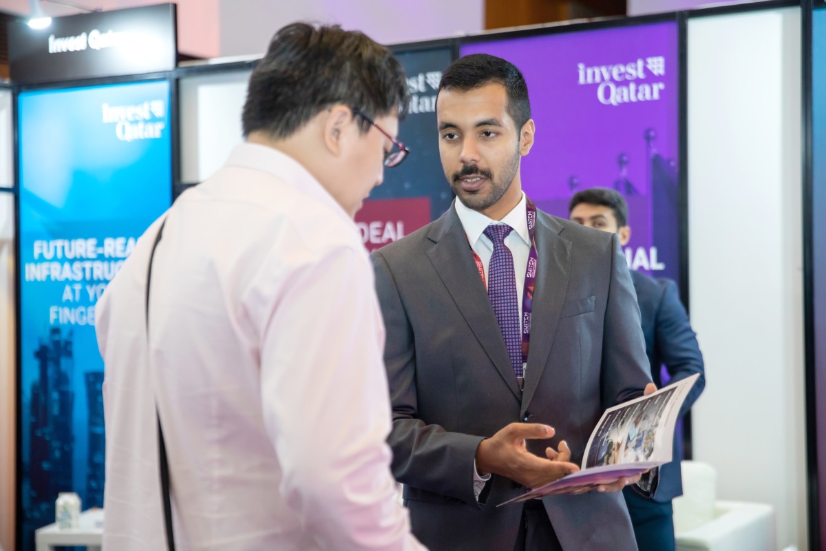 IPA Qatar booth at the Singapore Week of Innovation and Technology. 