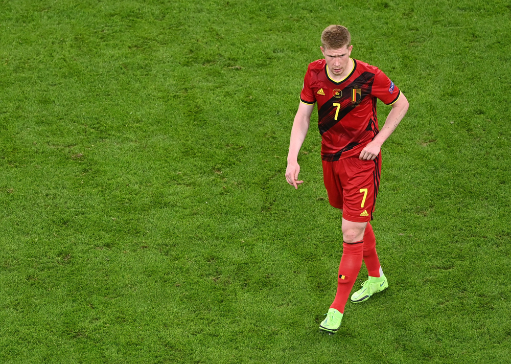 Belgium’s Kevin De Bruyne. REUTERS