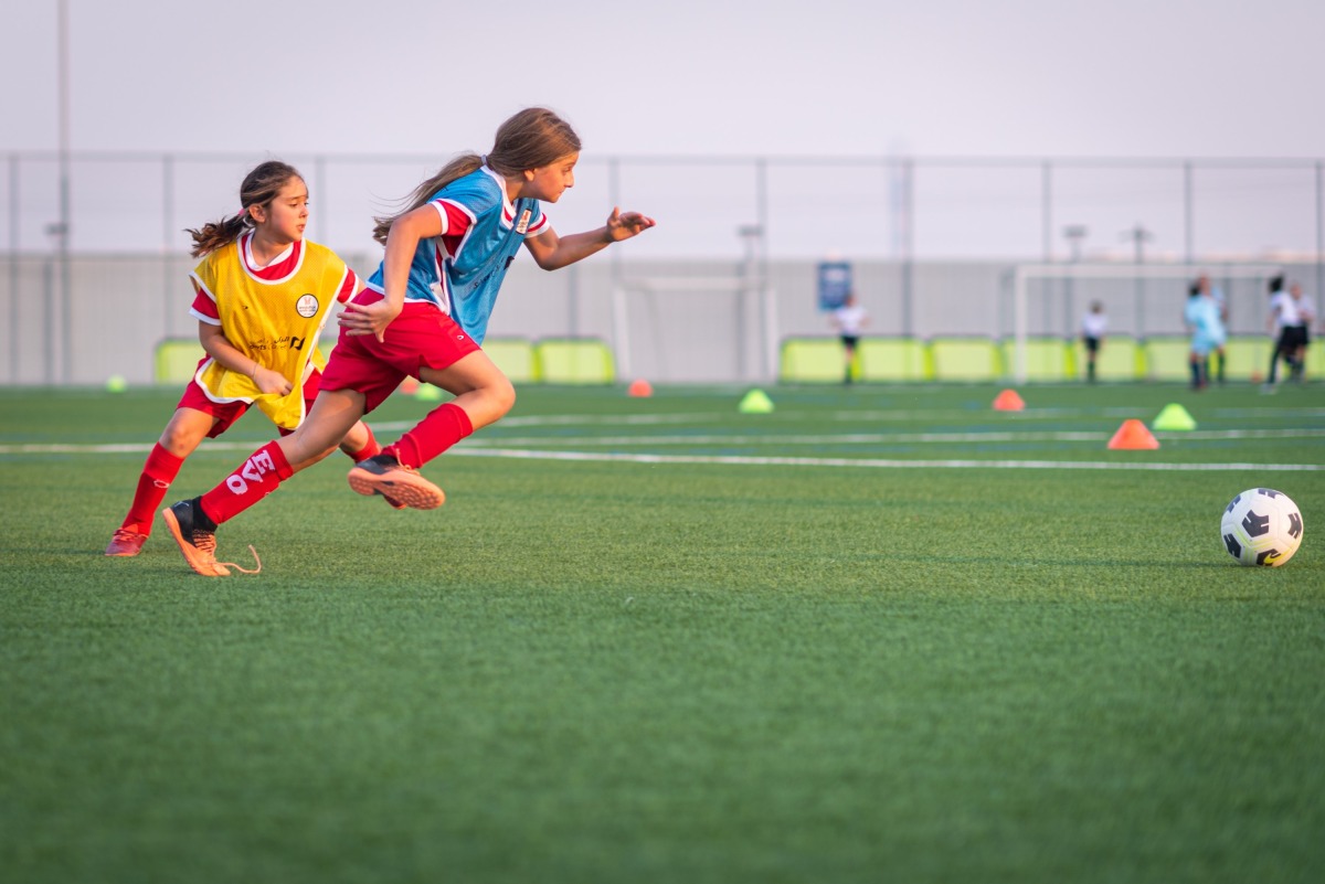 Girls from over 30 nationalities joined together on their floodlit 4G pitch and put their skills to the test.