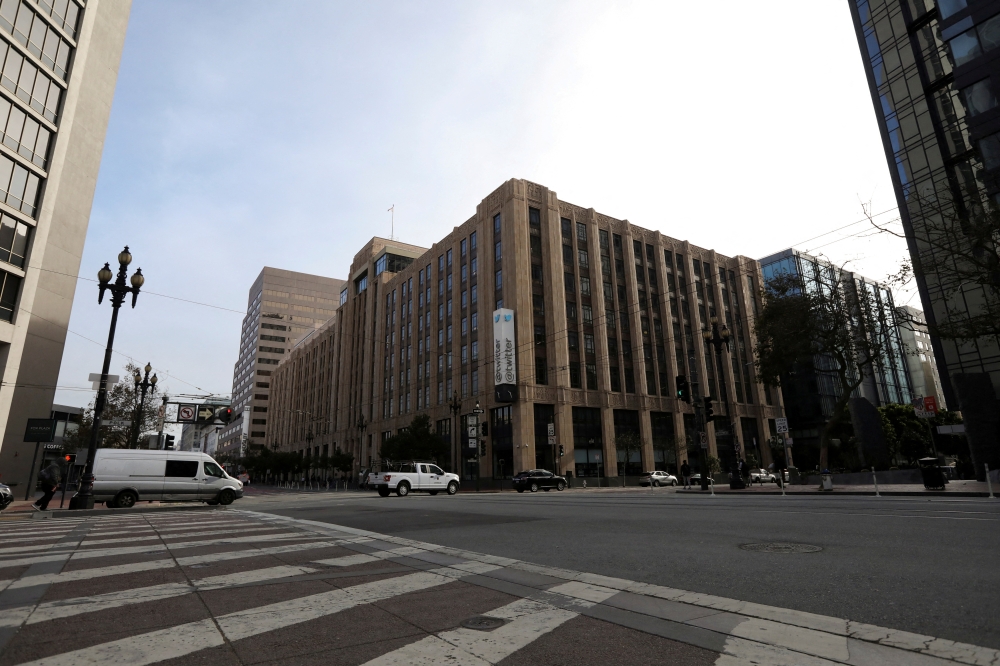 The Twitter headquarters are seen downtown in San Francisco, California, US, on November 4, 2022. REUTERS/Nathan Frandino
