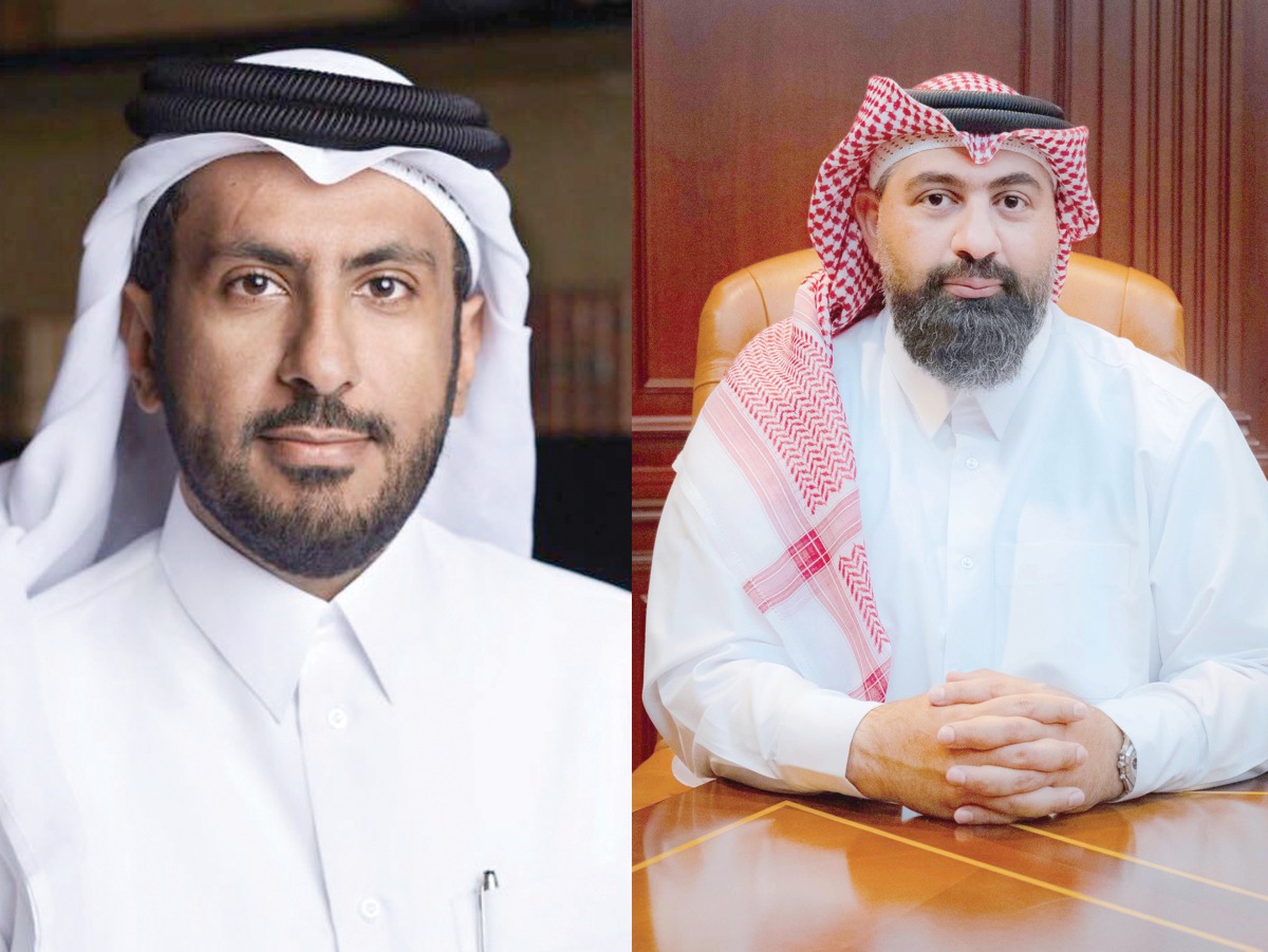 H E Sheikh Faisal bin Thani Al Thani, Lesha Bank Chairman (left) and Abdulrahman Totonji, Lesha Bank CEO

