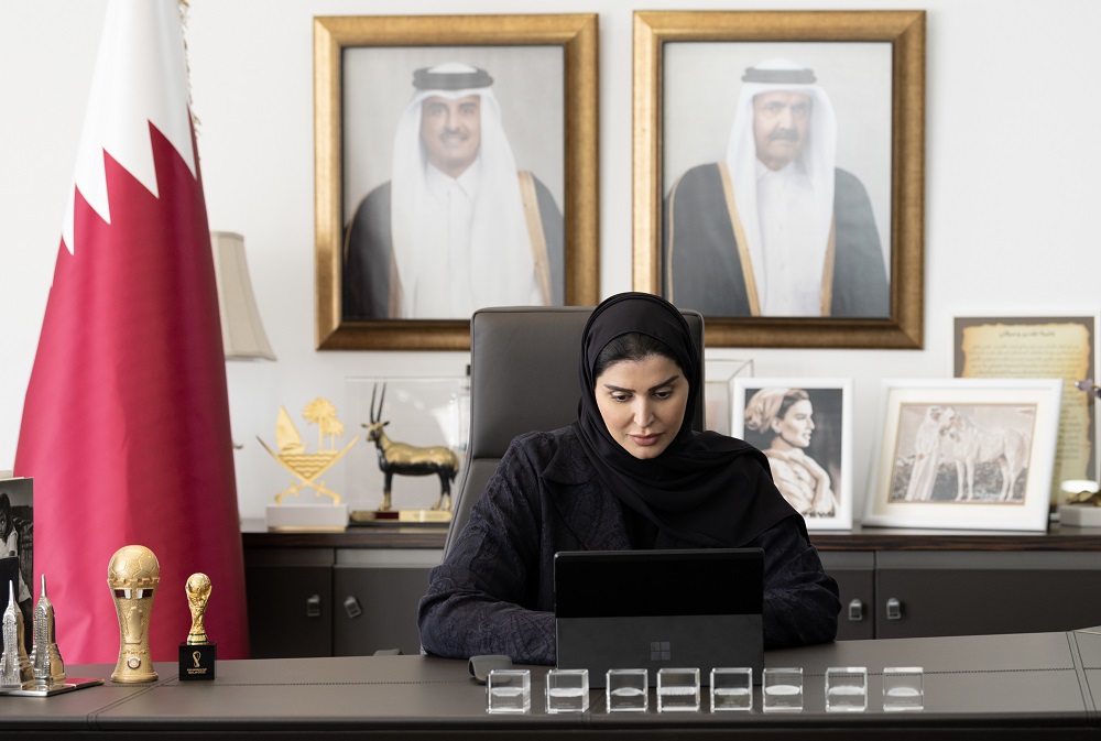 Minister of Social Development and Family H E Maryam bint Ali bin Nasser Al Misnad taking part in the MSF Asian Family Conference.