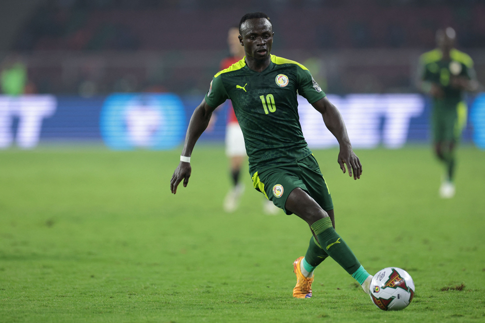 Senegal’s Sadio Mane in action. AFP