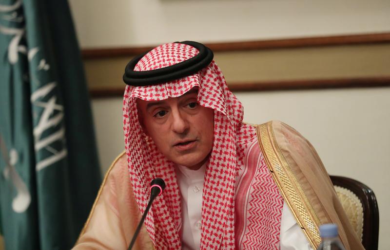 Saudi Arabia's Foreign Minister Adel al-Jubeir speaks at a briefing with reporters in London, Britain, on June 20, 2019. File Photo / Reuters
