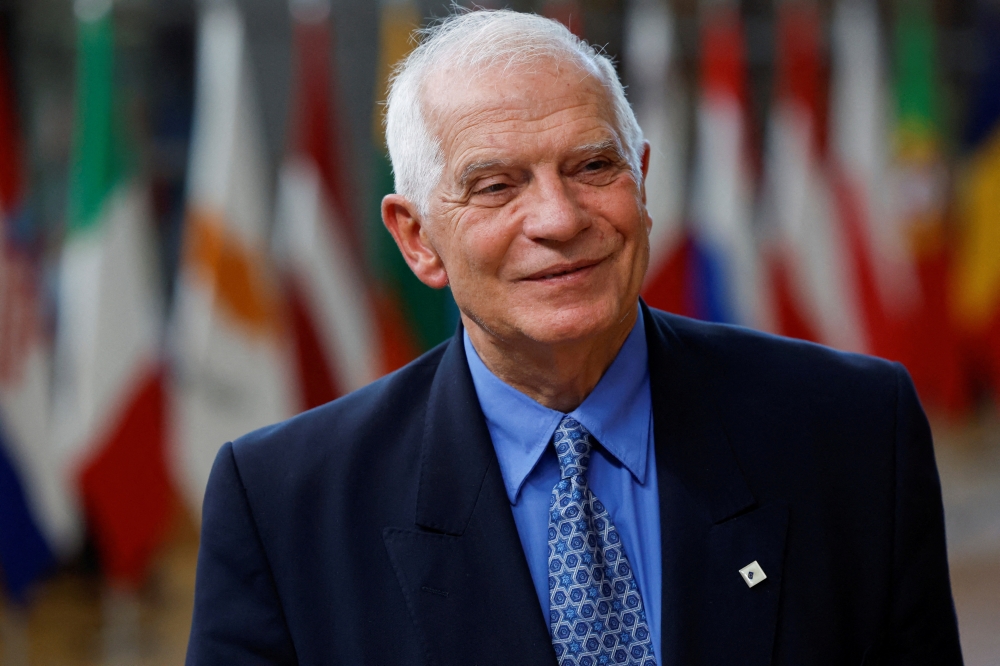 European Union Foreign Policy Chief Josep Borrell attends the European Union leaders' summit in Brussels, Belgium, October 20, 2022. (REUTERS/Piroschka van de Wouw)