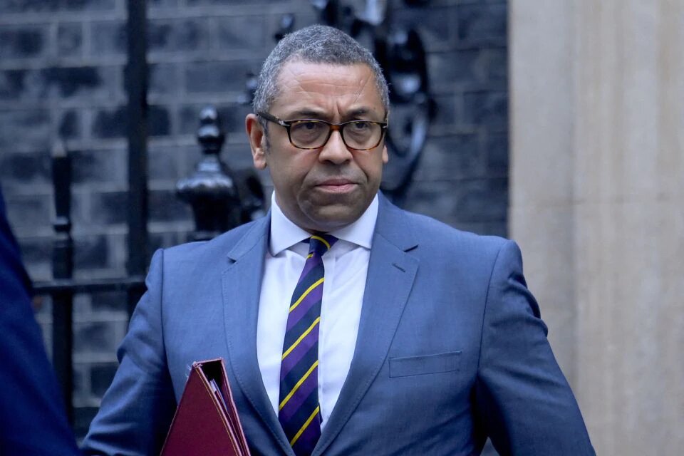 Britain's Foreign Secretary James Cleverly walks outside Number 10 Downing Street in London, Britain, on October 18, 2022. File Photo / Reuters
