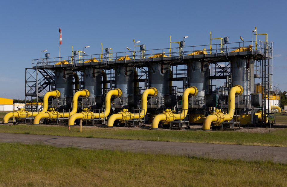 The gas compressor station, a part of Polish section of the Yamal pipeline that links Russia with western Europe which is owned by a joint venture of Gazprom and PGNiG but it is operated by Poland's state-owned gas transmission company Gaz-System, is seen in Gabinek near Wloclawek, Poland on May 23, 2022.  File Photo / Reuters