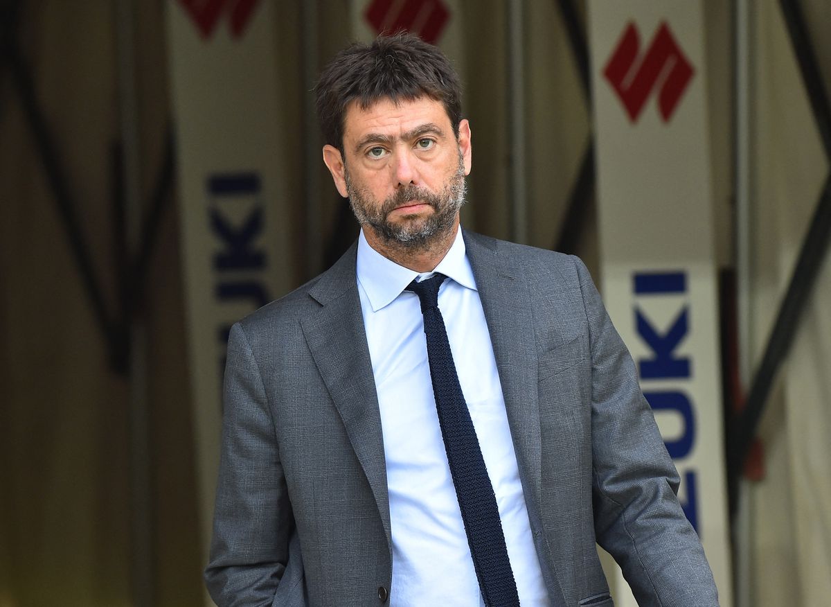 Juventus president Andrea Agnelli at Stadio Olimpico Grande Torino, Turin, Italy, October 15, 2022. (REUTERS/Massimo Pinca)