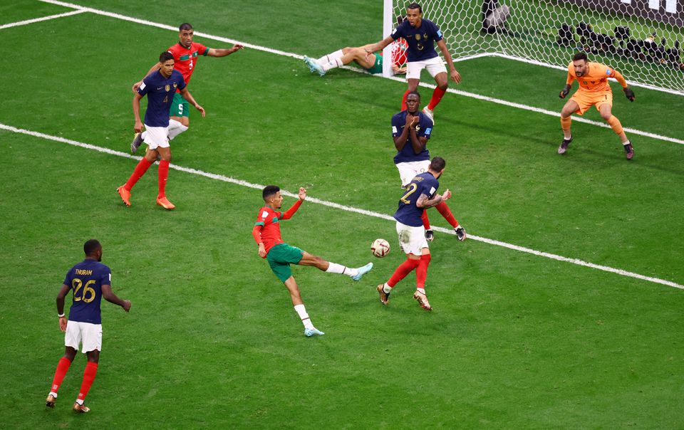 File photo: FIFA World Cup Qatar 2022 semi-final match between France and Morocco. (Reuters)