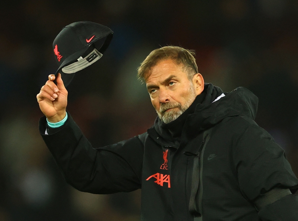 Liverpool manager Juergen Klopp. REUTERS/Carl Recine 