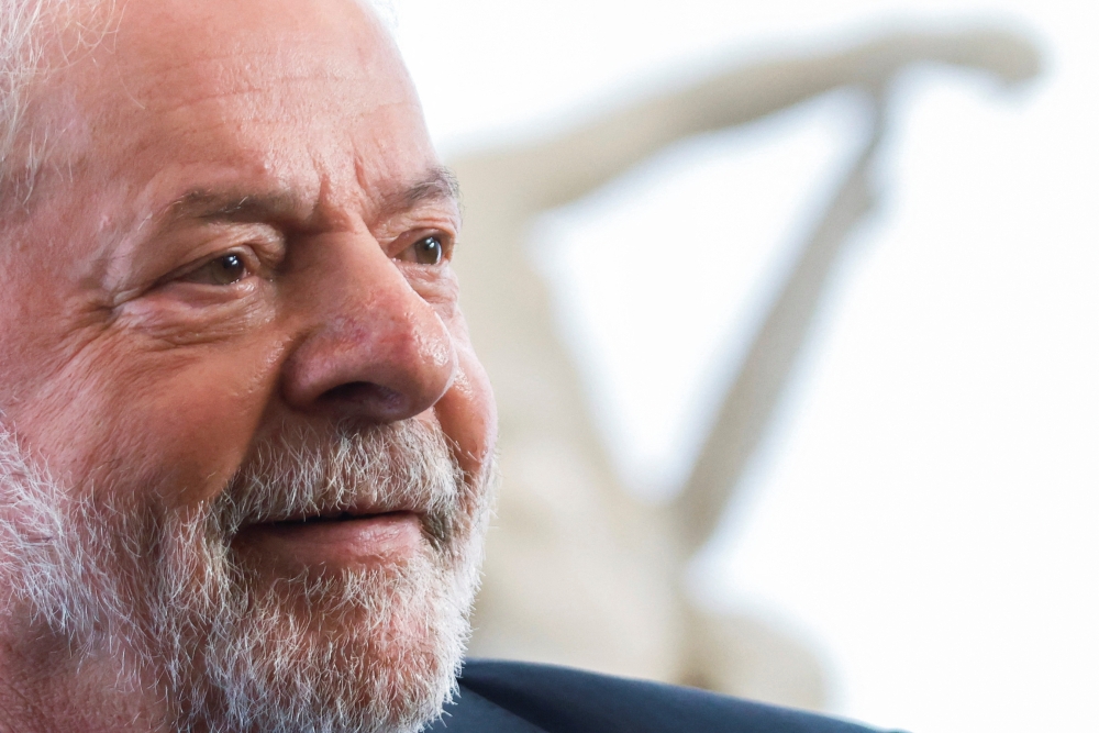 Brazil's President Luiz Inacio Lula da Silva looks on during a meeting at the Itamaraty Palace in Brasilia, Brazil, January 2, 2023. (REUTERS/Adriano Machado)