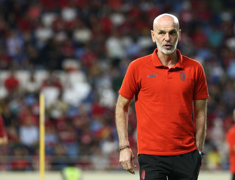 AC Milan coach Stefano Pioli during the friendly match between Liverpool and AC Milan at the Al-Maktoum Stadium, Dubai, United Arab Emirates, on December 16, 2022.  File Photo / Reuters
