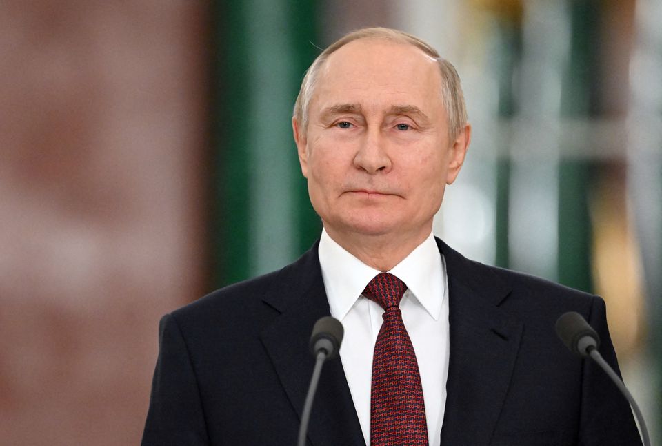 Russian President Vladimir Putin attends a news conference after a meeting of the State Council on youth policy in Moscow, Russia, on December 22, 2022.  File Photo / Reuters