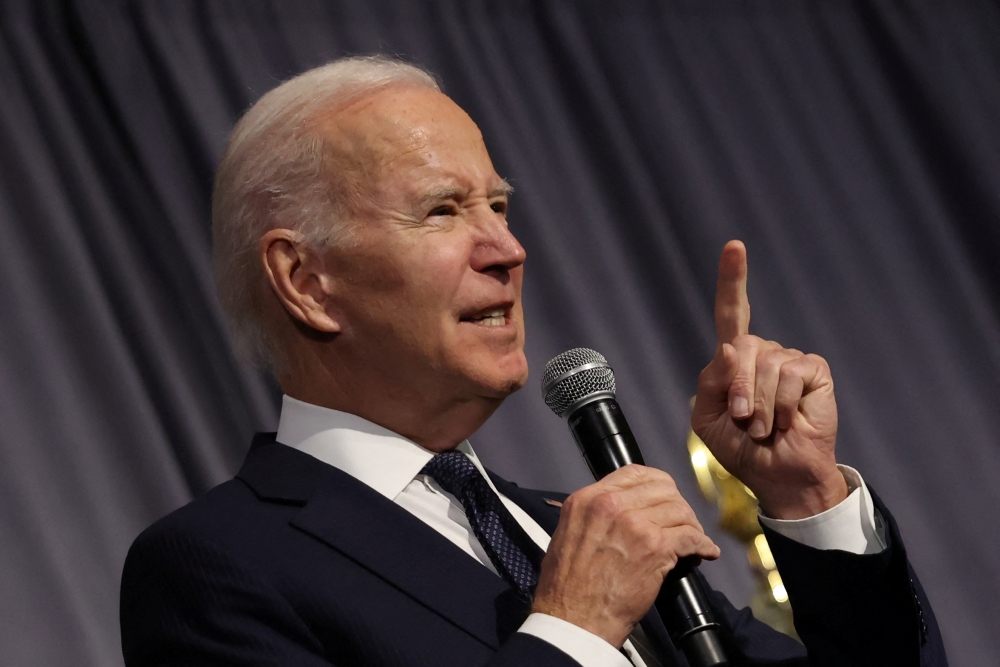 US President Joe Biden delivers remarks at the National Action Network's (NAN) annual Martin Luther King, Jr. Day breakfast in Washington, US, January 16, 2023. (REUTERS/Julia Nikhinson)
