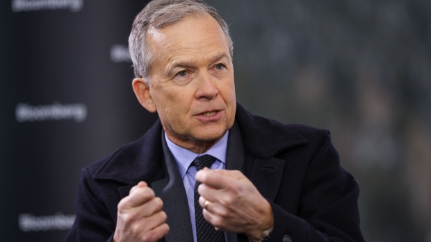 Bob Prince in Davos on Jan. 17. Photographer: Hollie Adams/Bloomberg 

