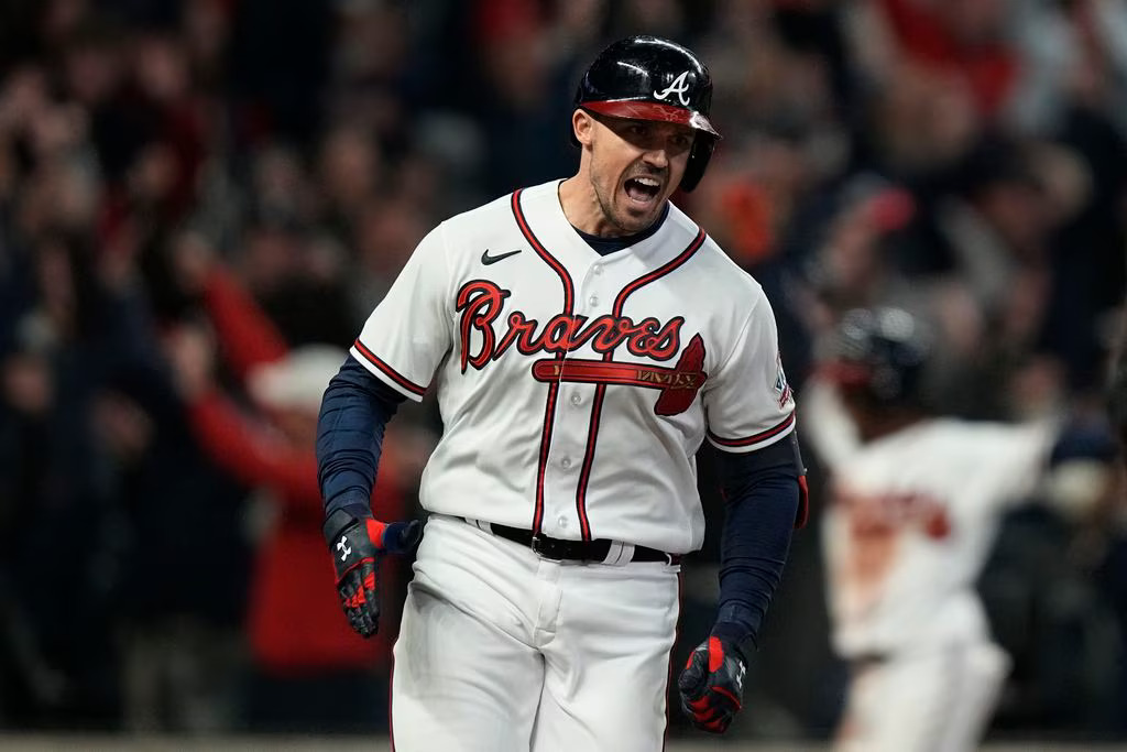 Adam Duvall won a World Series with the Braves in 2021. File Photo: BRYNN ANDERSON/ASSOCIATED PRESS