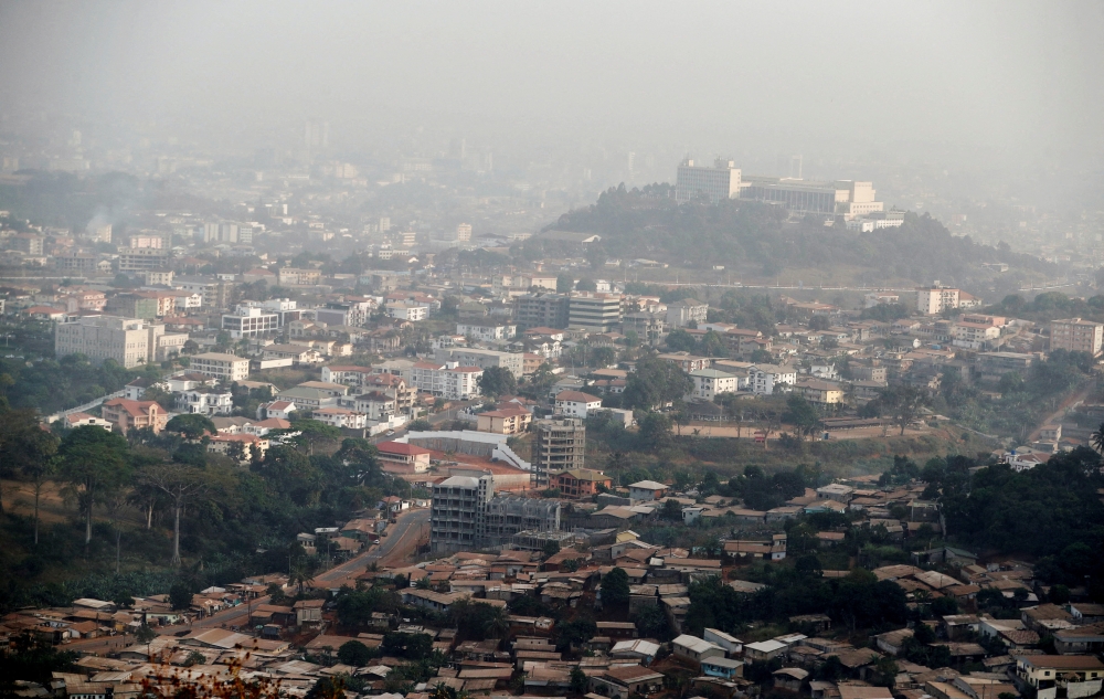A general view of buildings in Yaounde, Cameroon, January 28, 2022. (REUTERS/Mohamed Abd El Ghany)