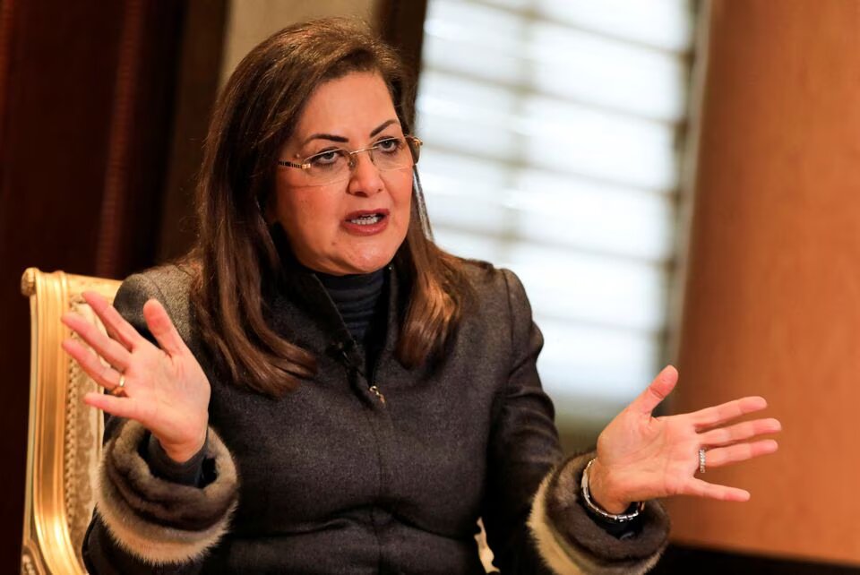 Egypt's Minister of Planning Hala al-Said speaks on the country's economic outlook and post-COVID-19 recovery during an interview with Reuters at her office in Cairo, Egypt, January 24, 2022. Picture taken on January 24, 2022. File Photo / Reuters