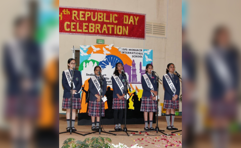 Students during the celebration.