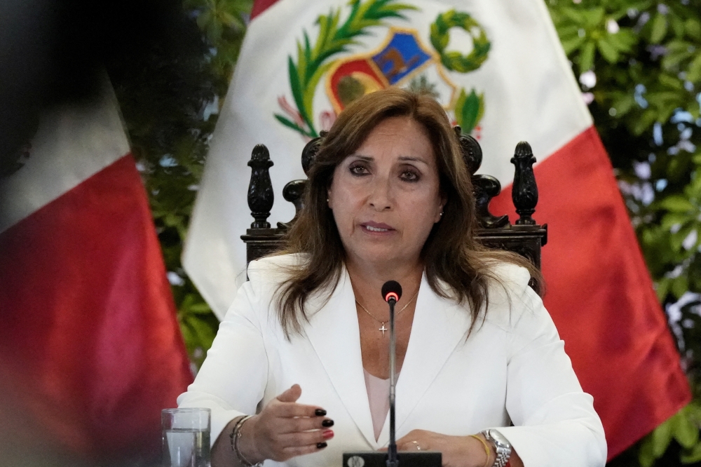 Peru's President Dina Boluarte speaks as she meets with foreign press, in Lima, Peru on January 24, 2023. File Photo / Reuters