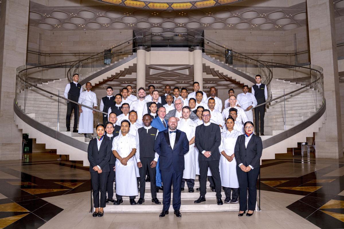 Alain Ducasse with IDAM team