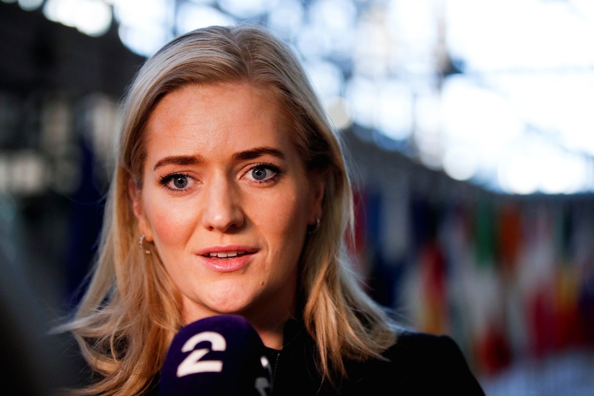 File photo: Norwegian Minister of Justice and Public Security Emilie Enger Mehl. (REUTERS/Johanna Geron)