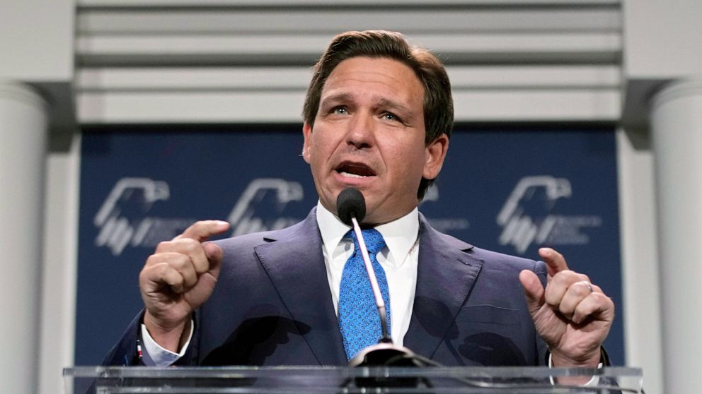 Florida Governor, Ron DeSantis.