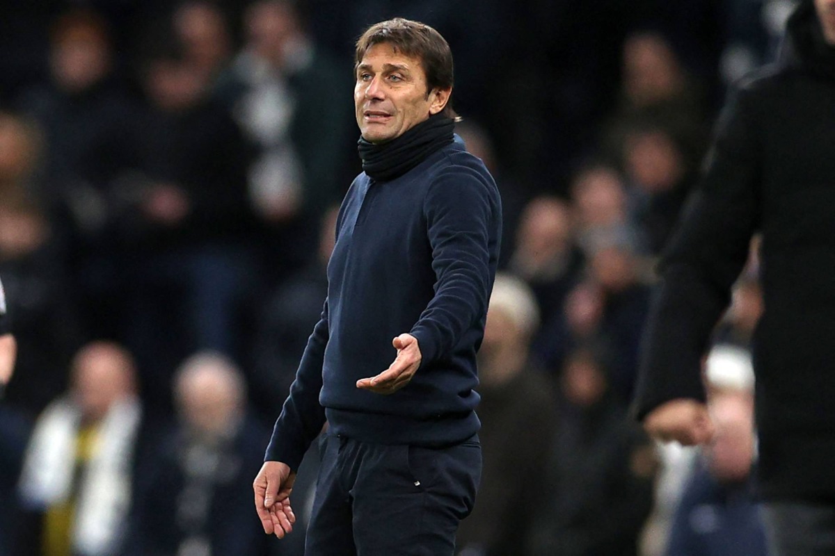 Tottenham manager Antonio Conte. | AFP
