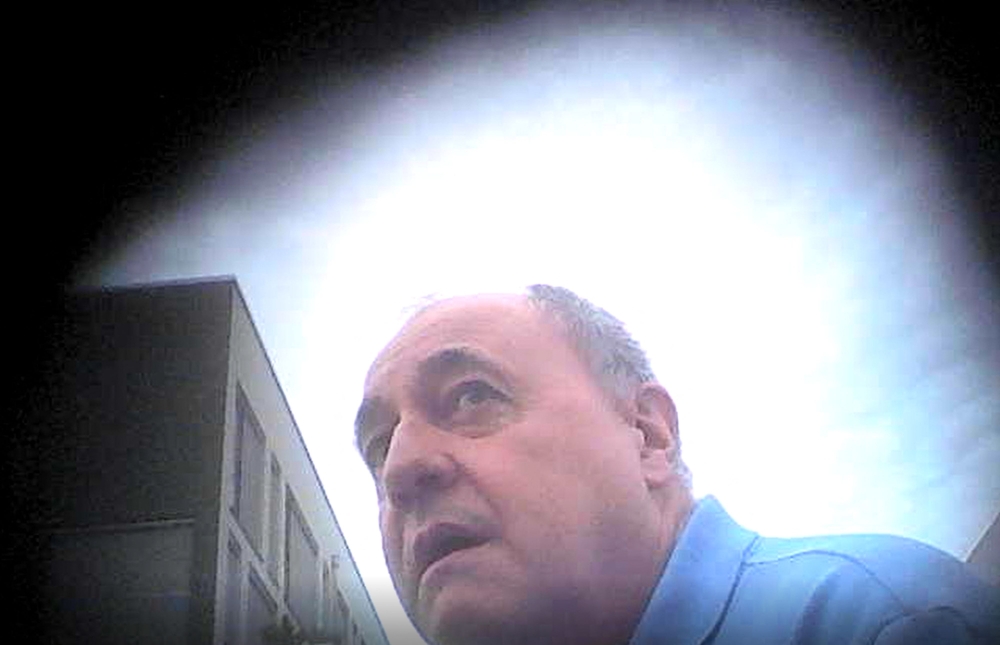 An handout image released by the Metropolitan Police Service on February 17, 2023, shows a still from a covert camera during Russian spy David Smith's meeting with 