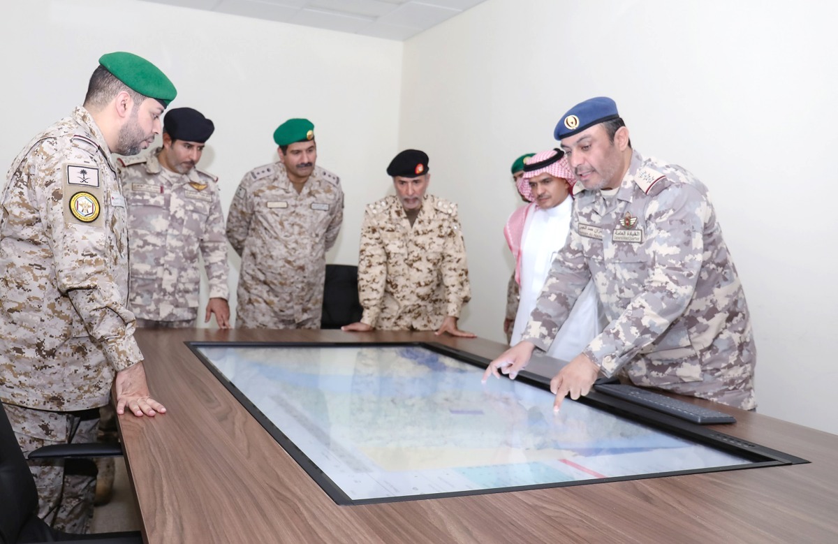The programme included several visits to units of the Qatar Armed Forces.