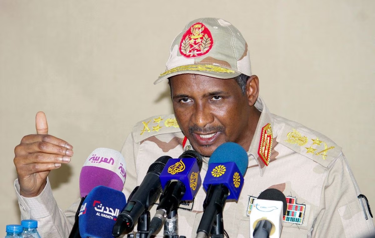 File Photo: Deputy head of Sudan's ruling council Mohamed Hamdan Daglo. (Reuters)