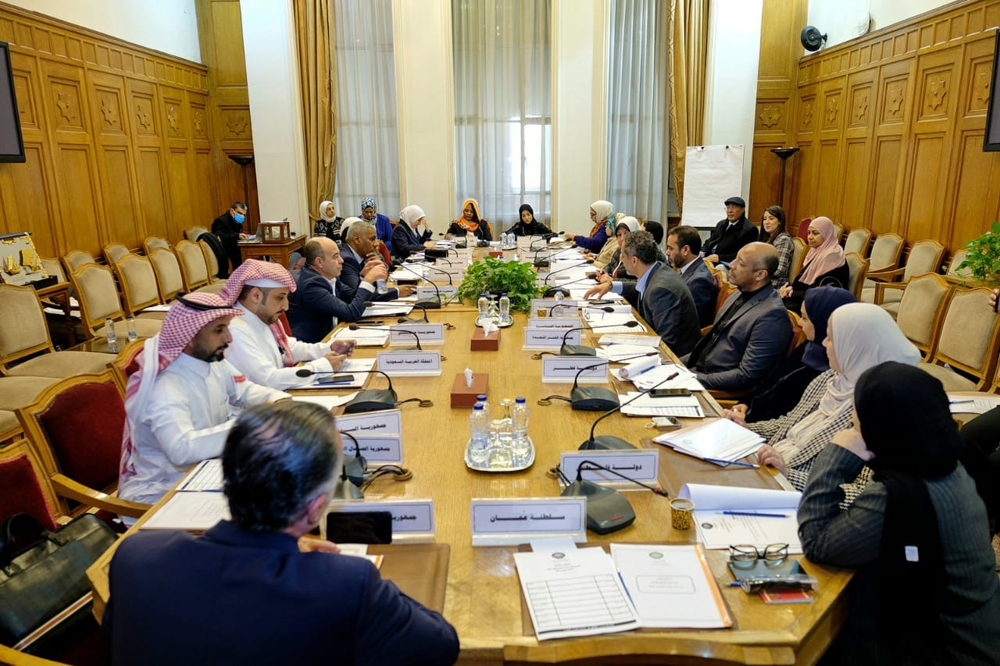 Participants during the 10th meeting of the Technical Committee for Intellectual Property at the Arab League.