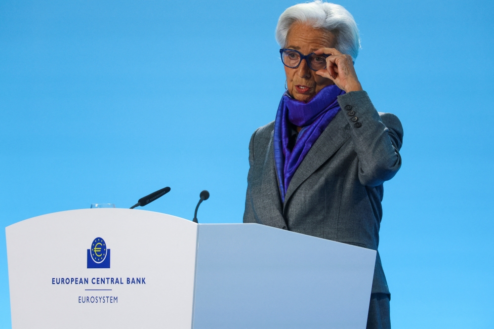 European Central Bank (ECB) President Christine Lagarde attends a news conference following the ECB's monetary policy meeting in Frankfurt, Germany, December 15, 2022. (REUTERS/Wolfgang Rattay)