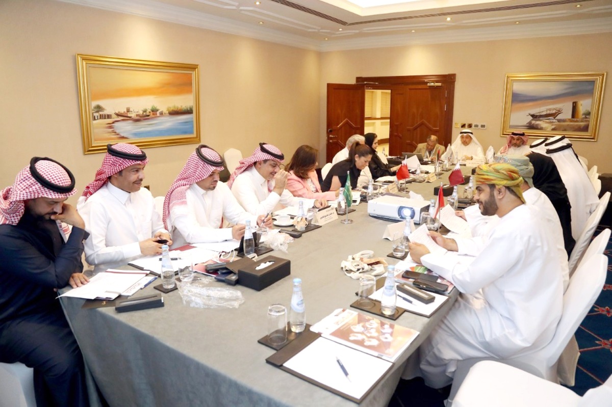 Officials during the meeting of Supreme Council of the Gulf Engineering Union, yesterday.