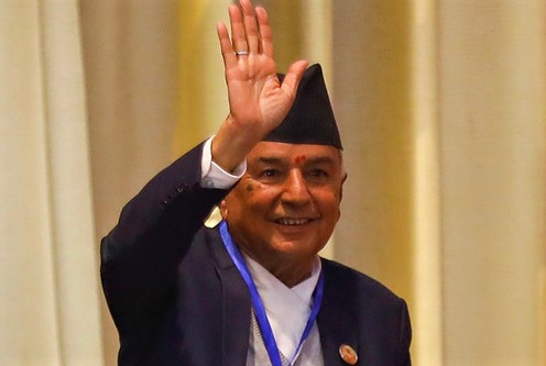 Ram Chandra Poudel, a former parliament speaker and senior leader of the opposition Nepali Congress party, was declared winner after five hours of voting.