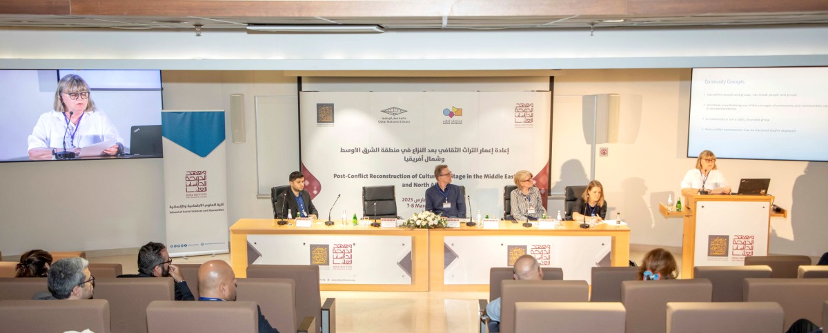 Speakers and audience at the event