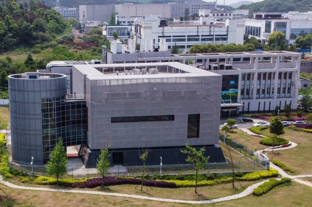 An aerial view shows the P4 laboratory at the Wuhan Institute of Virology in Wuhan in China's central Hubei province on April 17, 2020. (Hector Retamal/AFP)