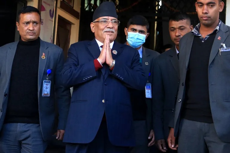 File Photo: Nepali PM Pushpa Kamal Dahal. (Dipesh Shrestha/AFP)