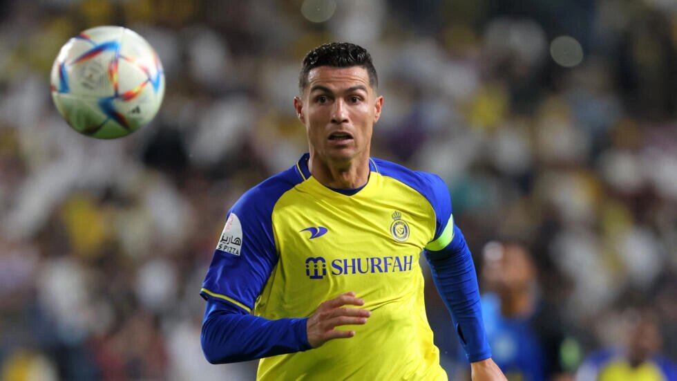 Cristiano Ronaldo, 38, began his international career in August 2003 in a friendly against Kazakhstan.  File photo / AFP
