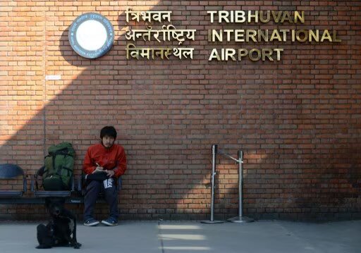 Tribhuvan International Airport, Kathmandu, Nepal. File photo / AFP 
