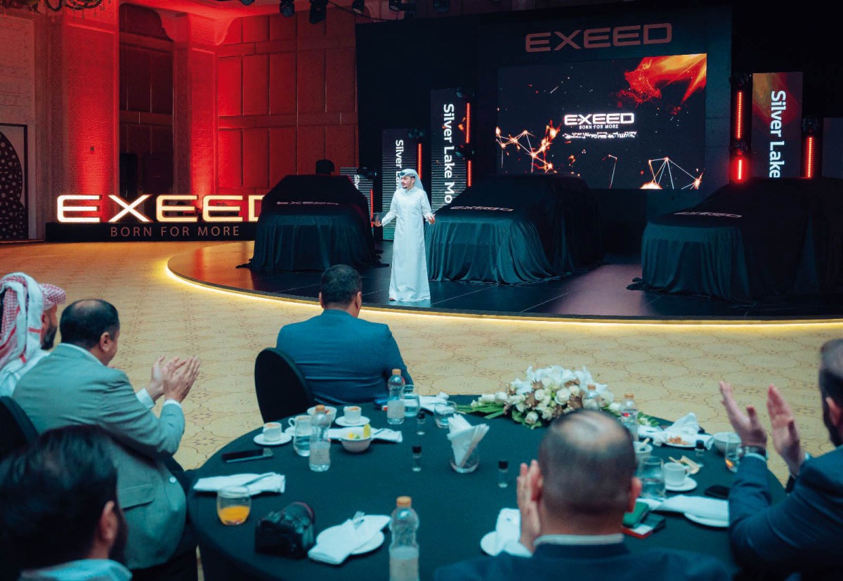 A Silver Lake Motors official addressing the gathering at the launch. 