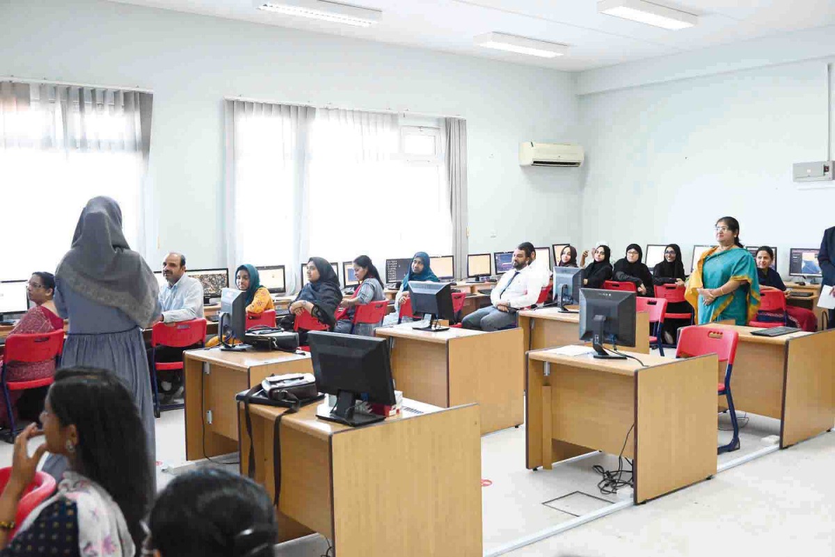 Participants during the training session.