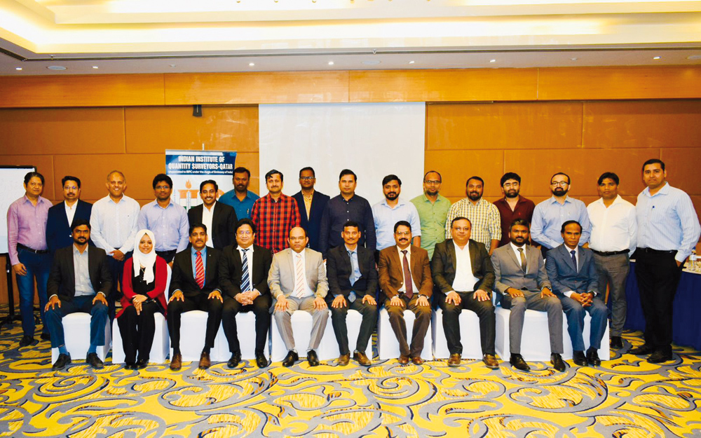The officials of IIQS - Qatar at the third CPD event.