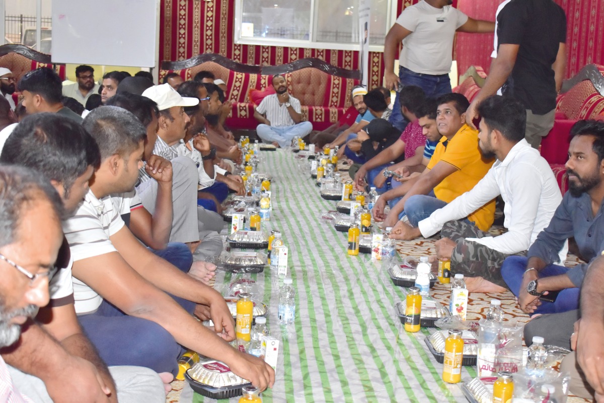 Participants at the Iftar organised by Clean Nation in Doha, recently.