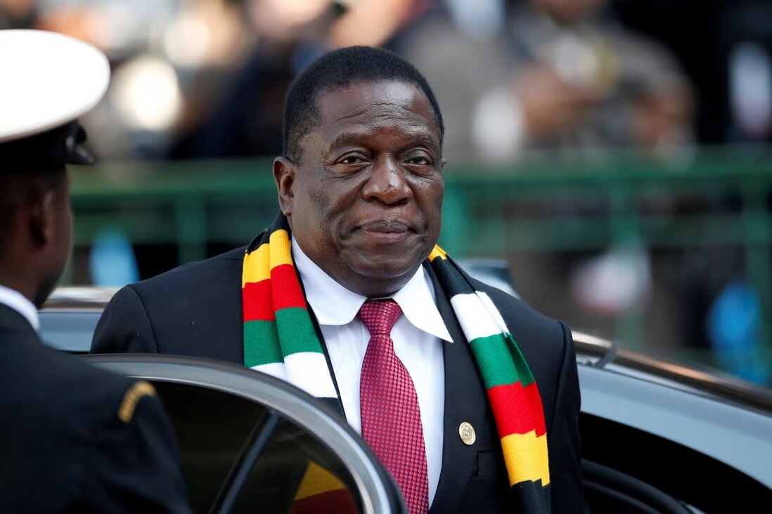 Zimbabwean President Emmerson Mnangagwa. (Reuters file photo)